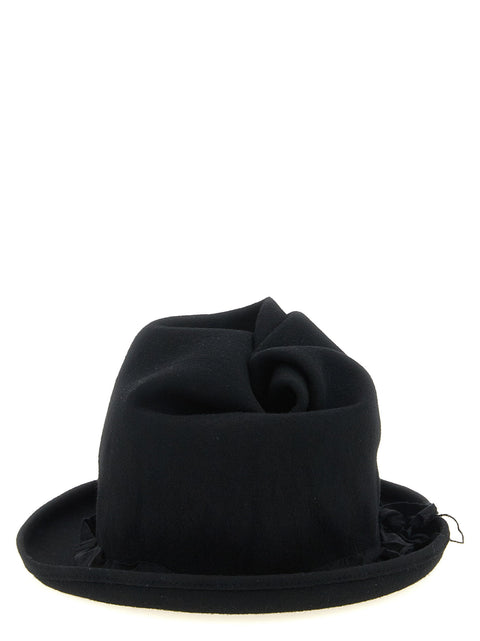 Yohji Yamamoto Sculptural Crown Hat