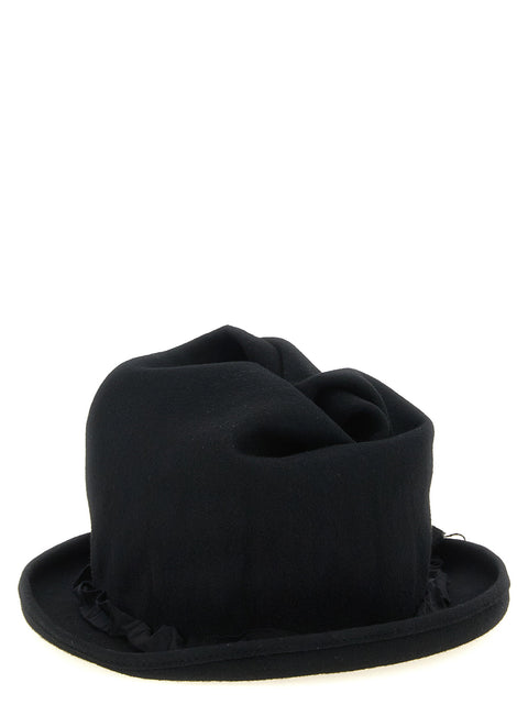 Yohji Yamamoto Sculptural Crown Hat