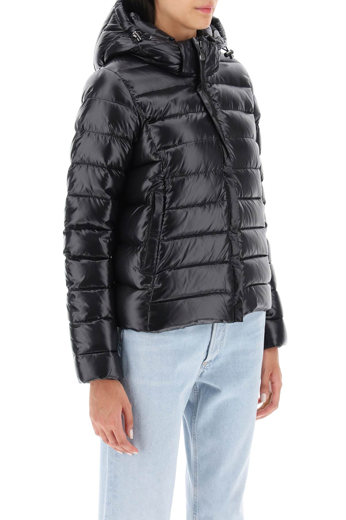Pyrenex 'Spoutnic 2 Shiny' Short Down Jacket-Jacket-Pyrenex-36-Black-Urbanheer