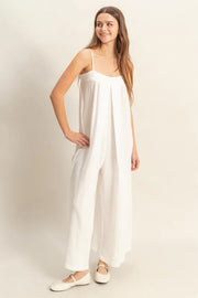 HYFVE Double Gauze Super Flowy Cami Jumpsuit-HYFVE-OFF WHITE-S-Urbanheer