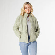 Hadley Diamond Quilted Jacket-Jacket-COCO + CARMEN-XS-Seafoam-Urbanheer