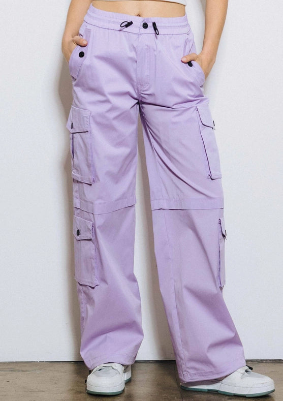 Haley Cargo Pants Lilac