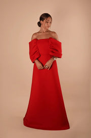 Half Bow Dress-Dress-Ashley Stambouli-XS-Urbanheer