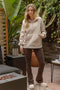 Half Zip Long Sleeve Knit Top with Pocket-Top-Blu Pepper-S-Urbanheer