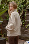 Half Zip Long Sleeve Knit Top with Pocket-Top-Blu Pepper-S-Urbanheer