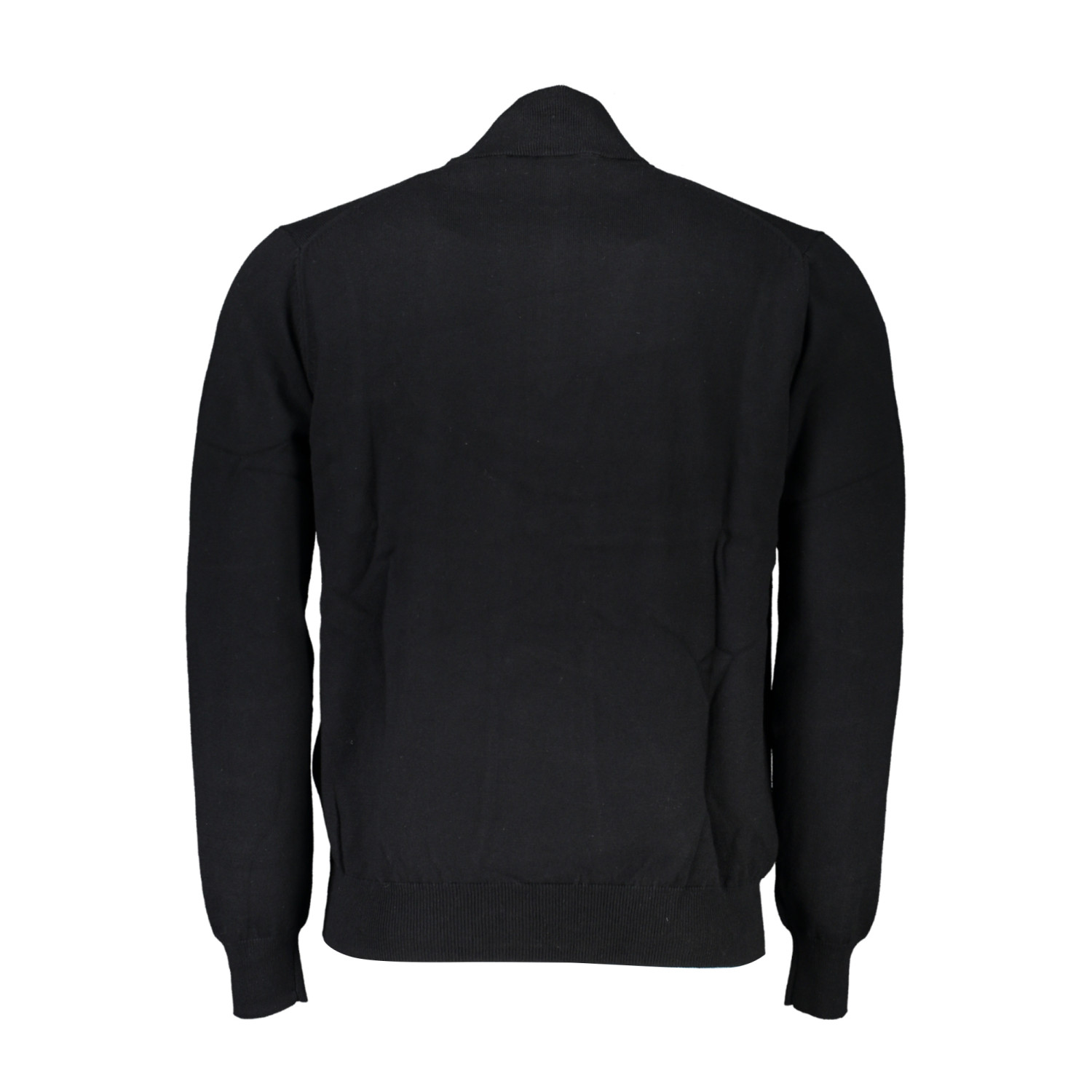 Half Zip Long-sleeve Sweater - Black