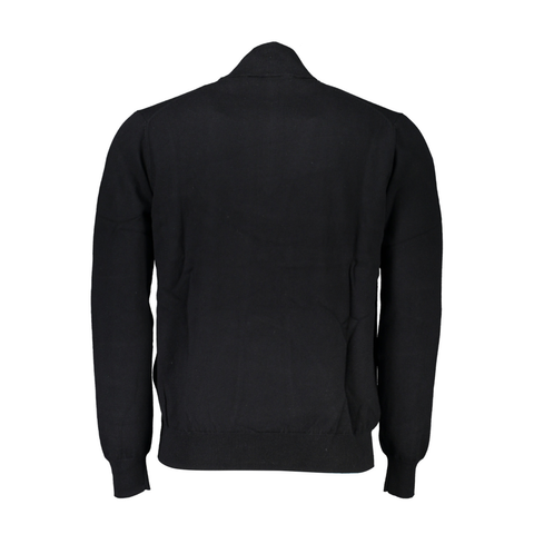 Half Zip Long-sleeve Sweater - Black
