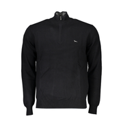 Half Zip Long-sleeve Sweater - Black