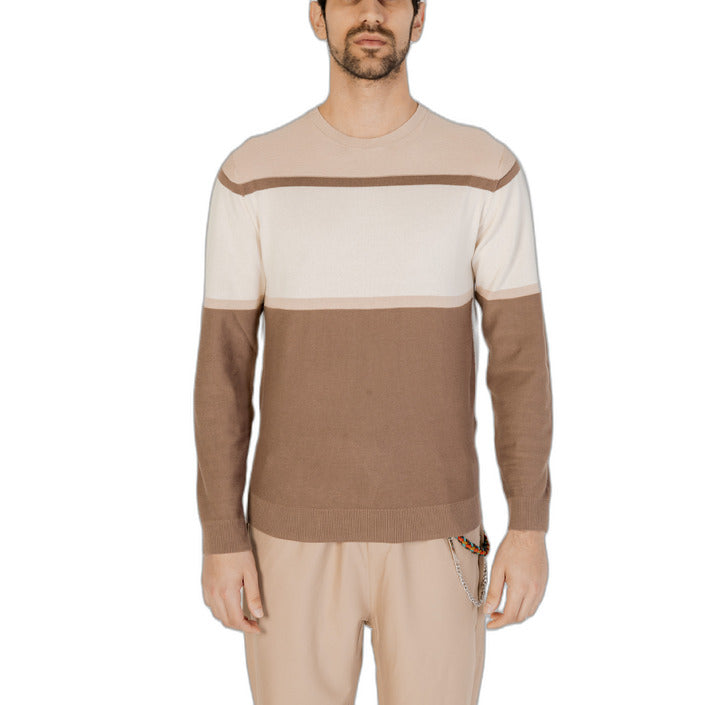 Hamaki-Ho Men Knitwear-Clothing Knitwear-Hamaki-ho-brown-S-Urbanheer