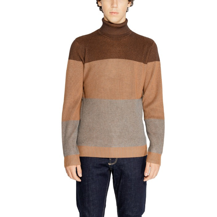 Hamaki-ho Men Knitwear-Clothing Knitwear-Hamaki-ho-brown-S-Urbanheer