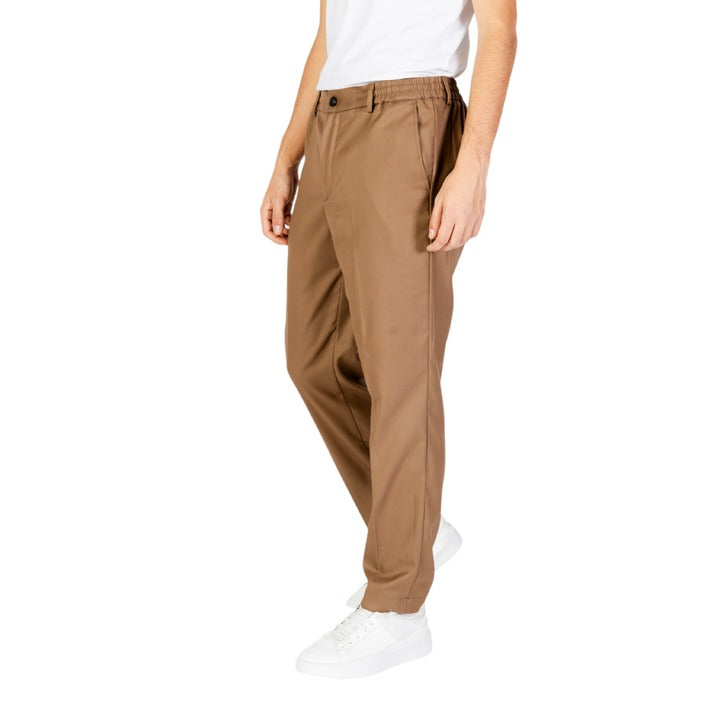 Hamaki-ho Men Trousers-Clothing Trousers-Hamaki-ho-beige-44-Urbanheer