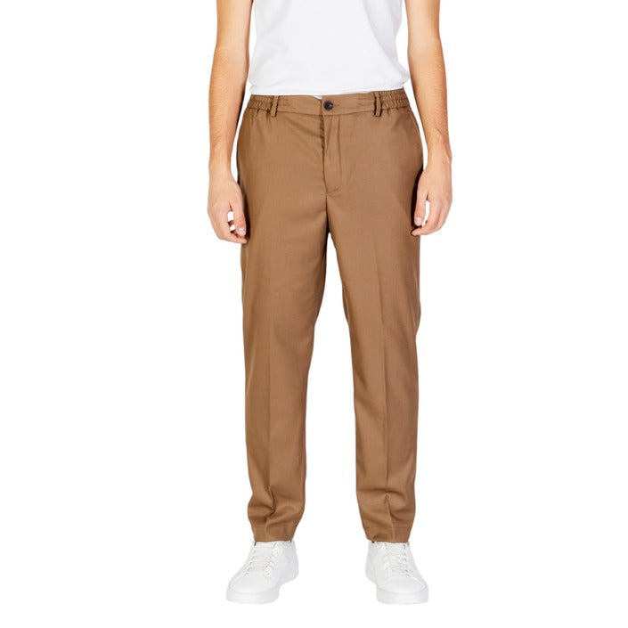 Hamaki-ho Men Trousers-Clothing Trousers-Hamaki-ho-beige-44-Urbanheer