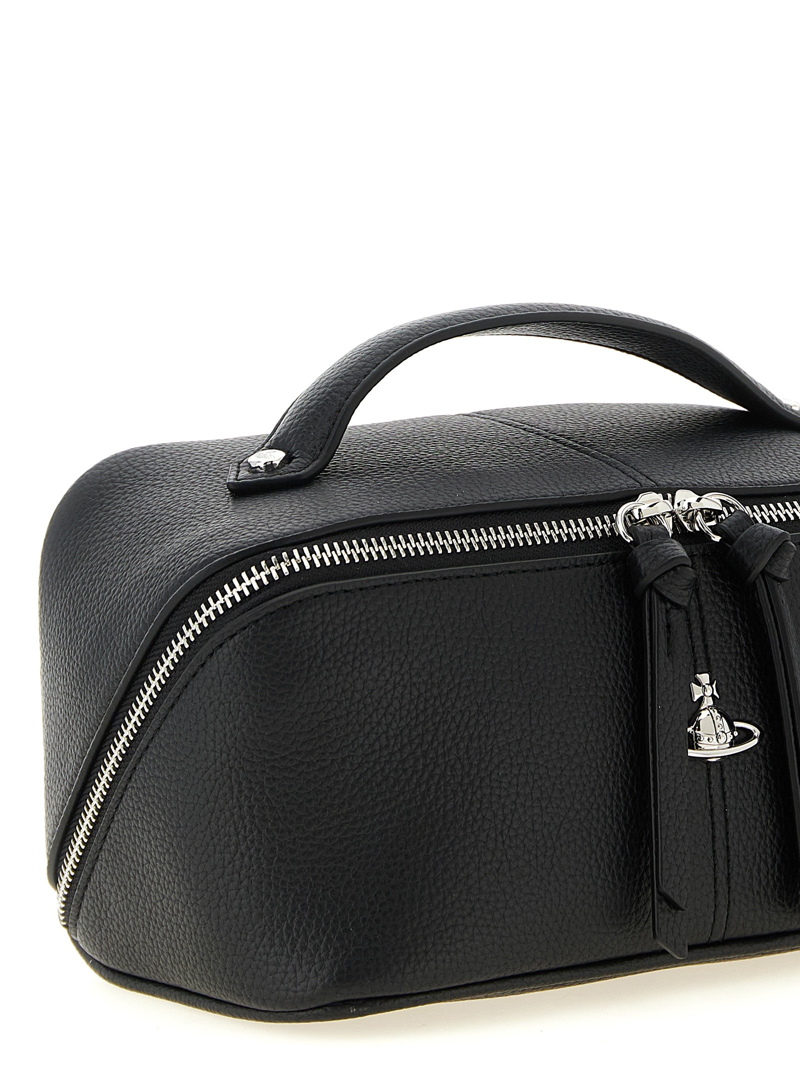 Hammered PU Orb Bas Relief Everyday Bag
