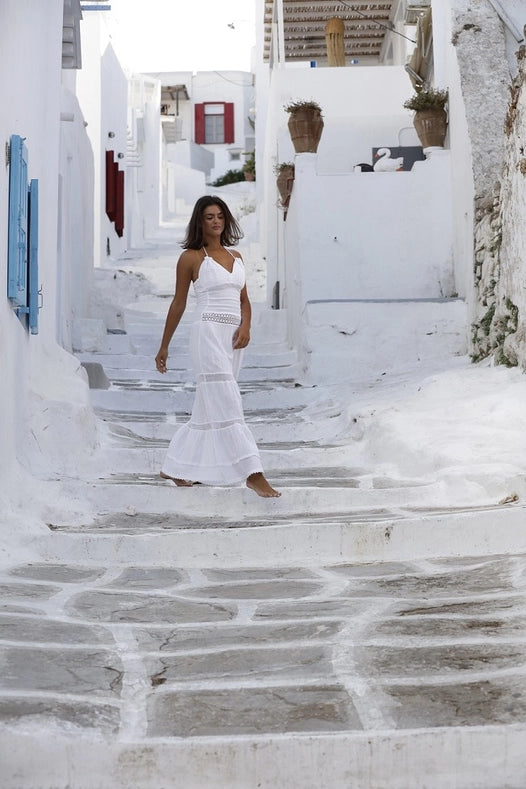 Hampton Dress-Dress-Cotton Natural-S-Urbanheer