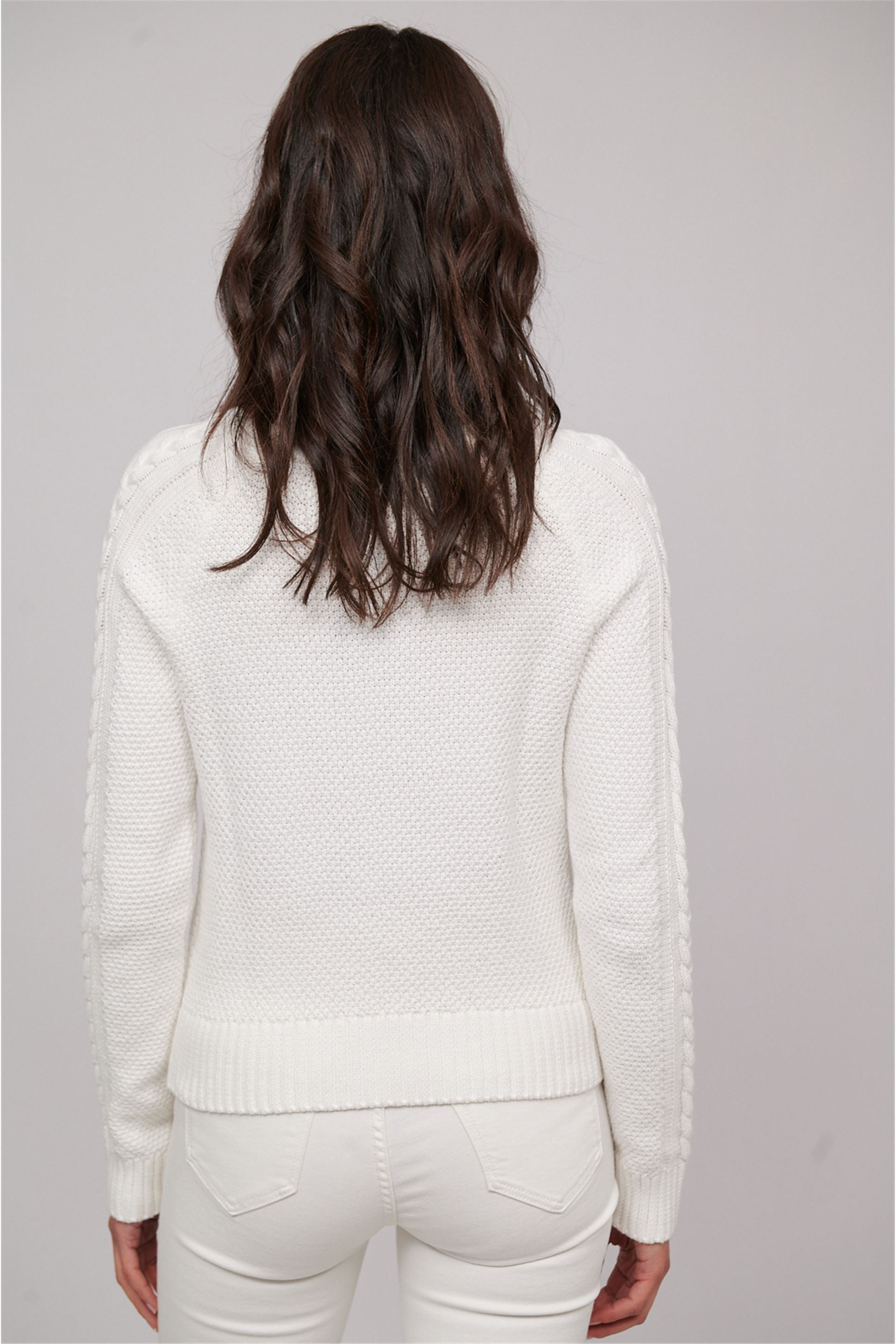 Hannah Luxury Cotton Women Sweater White-Sweater-Henry Arroway-White-XS-Urbanheer
