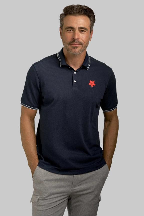Happy Polo Shirt - Navy-Shirts-Buki-M-Navy-Urbanheer