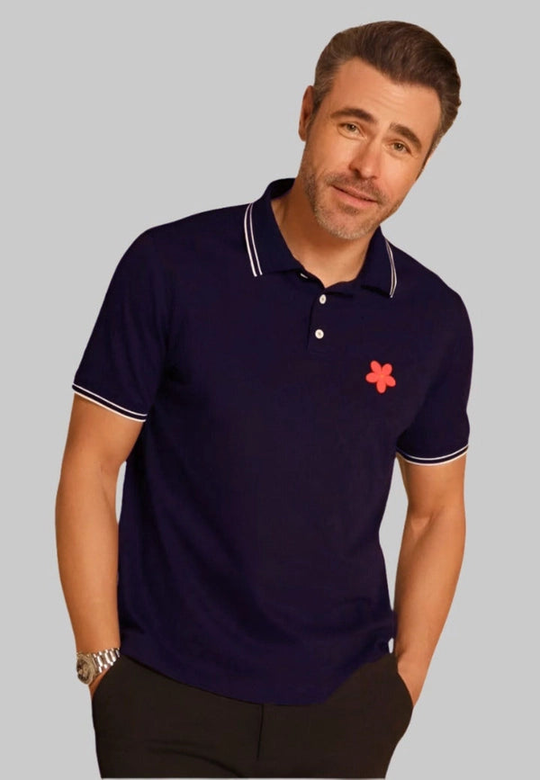 Happy Polo Shirt - Navy-Shirts-Buki-M-Navy-Urbanheer