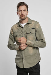 Hardee Denim Shirt Olive Grey-Shirt-Norvine-S-Olive Grey-Urbanheer