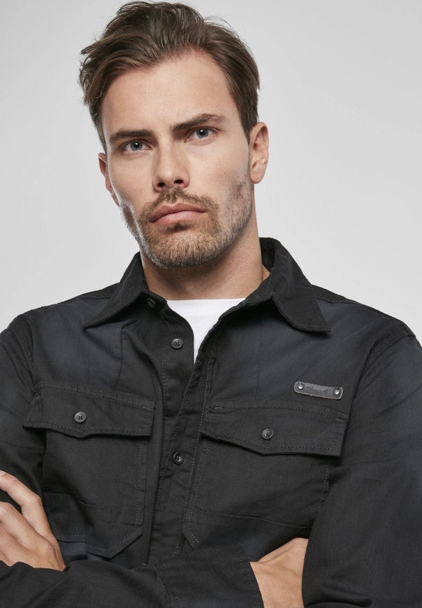 Hardee Denim Shirt black-Shirt-Norvine-S-black-Urbanheer