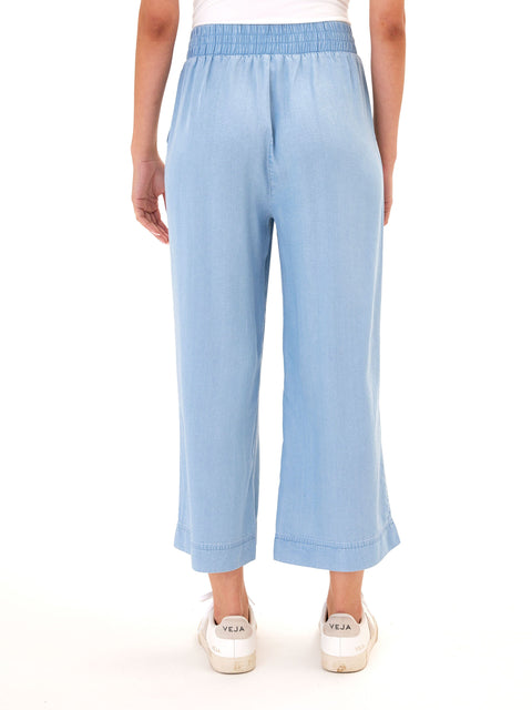Harlowe Chambray Crop Pant 24"