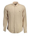 Harmont & Blaine Beige Cotton Men Shirt-Harmont & Blaine-XL-Urbanheer