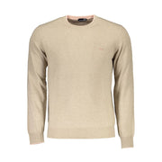 Harmont & Blaine Beige Wool Men Sweater-Harmont & Blaine-XXL-Urbanheer