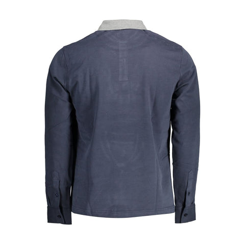Harmont & Blaine Blue Cotton Men Polo Shirt-Harmont & Blaine-S-Urbanheer