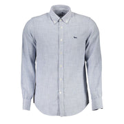 Harmont & Blaine Blue Cotton Men Shirt-Harmont & Blaine-XXL-Urbanheer