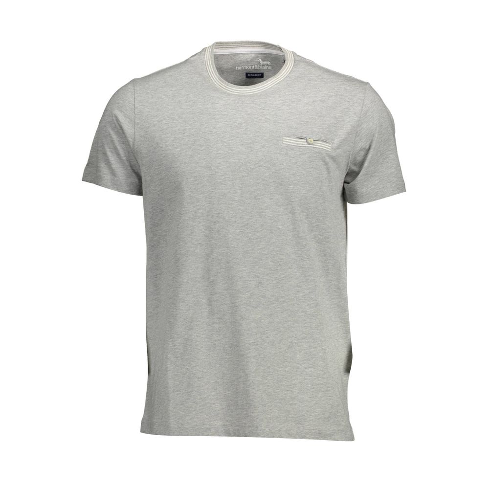 Harmont & Blaine Brown Cotton Men T-Shirt-Harmont & Blaine-M-Urbanheer