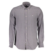 Harmont & Blaine Purple Cotton Men Shirt-Harmont & Blaine-S-Urbanheer