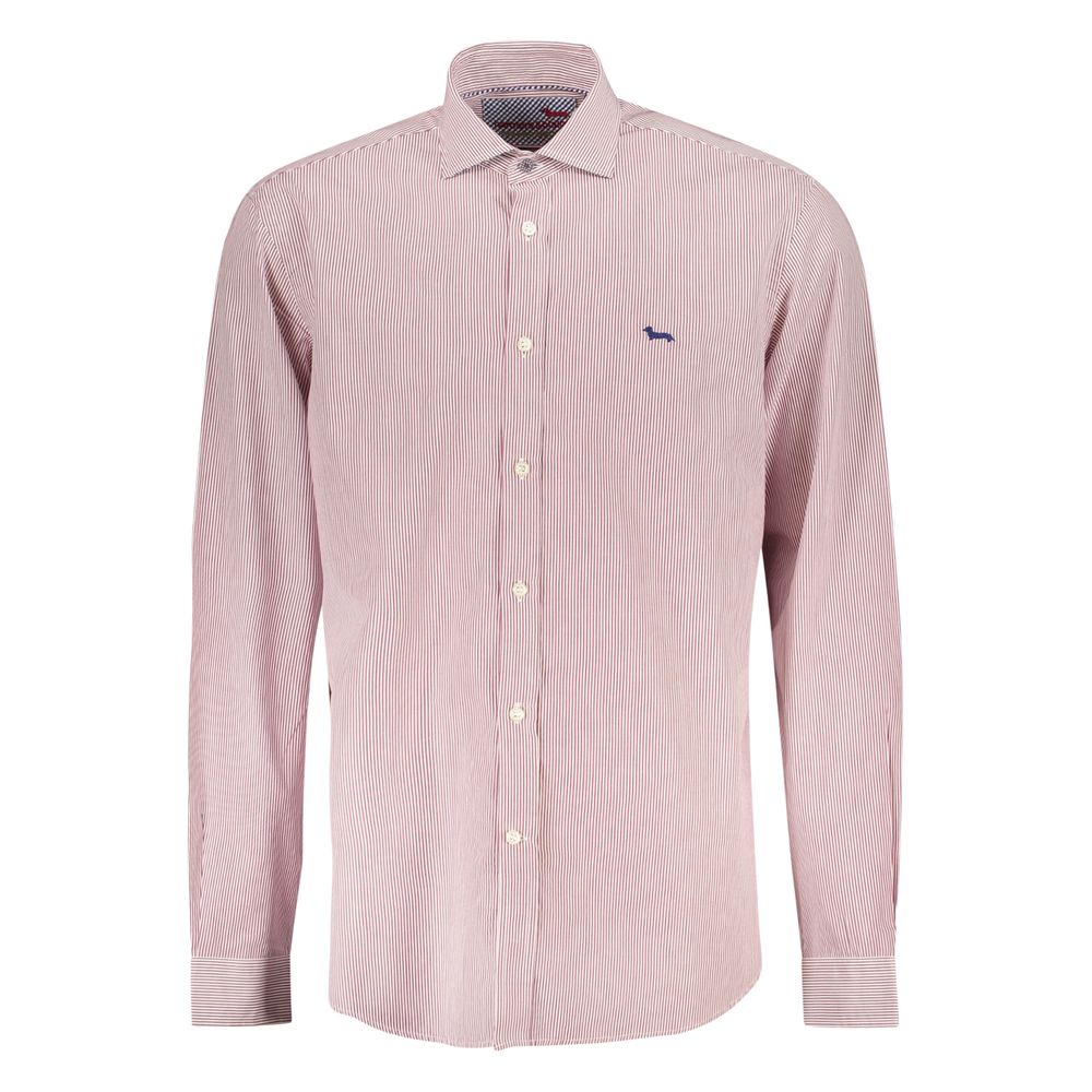 Harmont & Blaine Red Cotton Shirt-Harmont & Blaine-XXL-Urbanheer