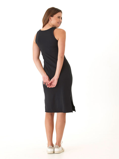 Harriett Luxe Jersey Tank Midi Dress