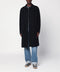 Harris Wharf London Navy blue single-breasted wool coat