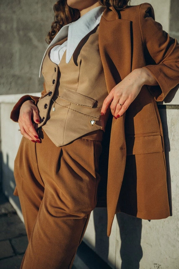 Harry Camel Pants-Pants-Pivoine Signature-XS-Urbanheer