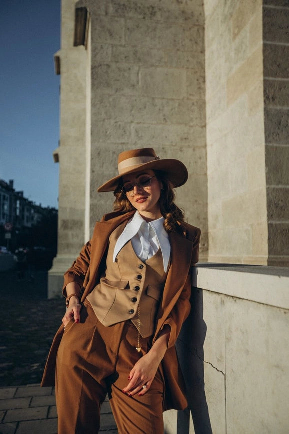 Harry Camel Pants-Pants-Pivoine Signature-XS-Urbanheer