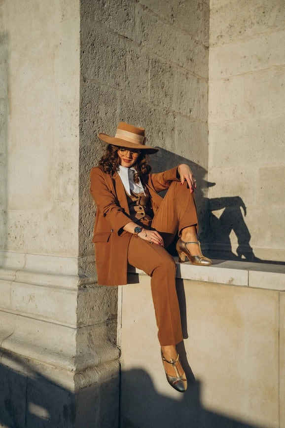 Harry Camel Pants-Pants-Pivoine Signature-XS-Urbanheer