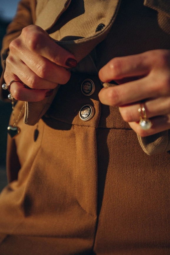 Harry Camel Pants-Pants-Pivoine Signature-XS-Urbanheer