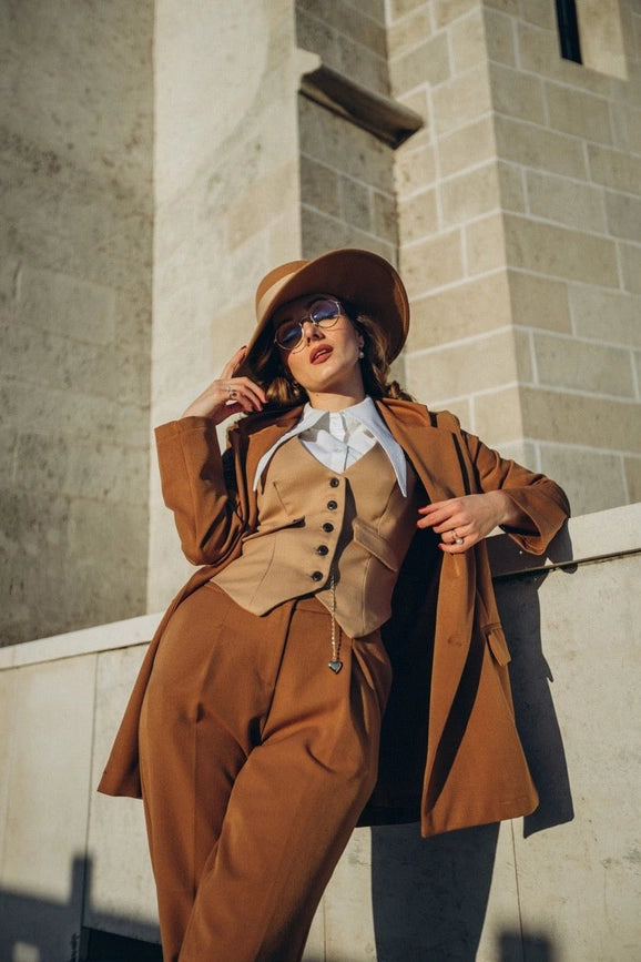 Harry Camel Pants-Pants-Pivoine Signature-XS-Urbanheer