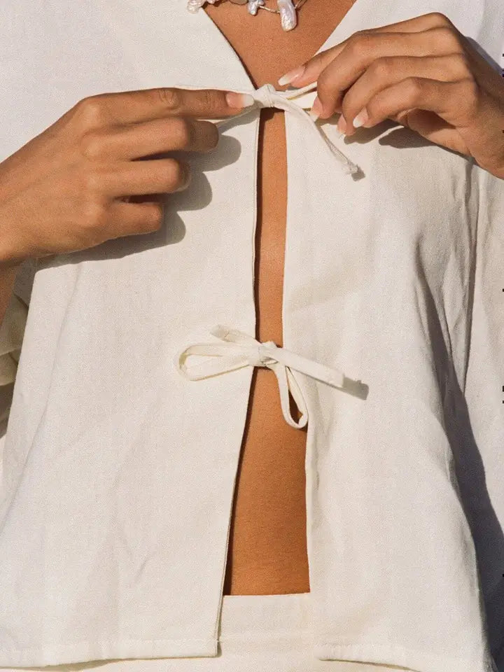 Hasting Blouse Cream-Blouse-ARVO LABEL-M-Cream-Urbanheer