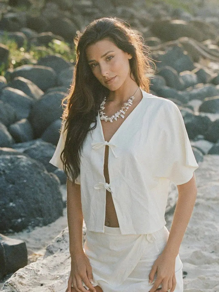 Hasting Blouse Cream-Blouse-ARVO LABEL-M-Cream-Urbanheer