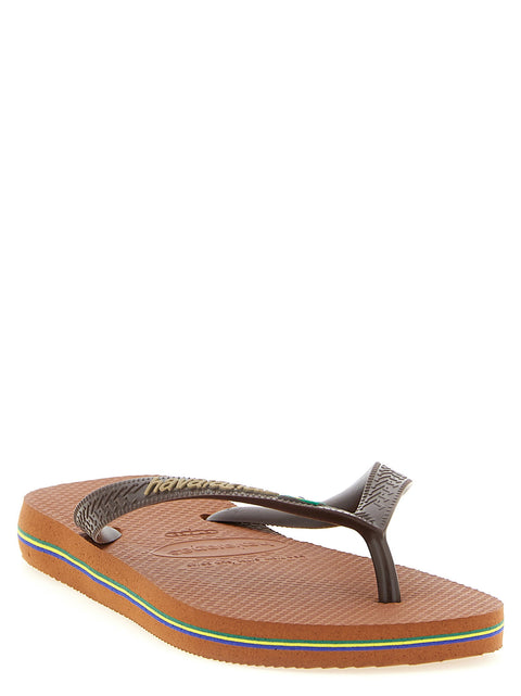 Havaianas Brasil Logo Sandals
