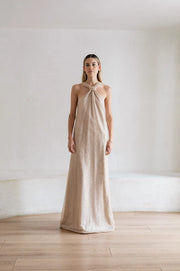 Haze Halter Maxi Dress-Dress-Ashley Stambouli-XS-Urbanheer