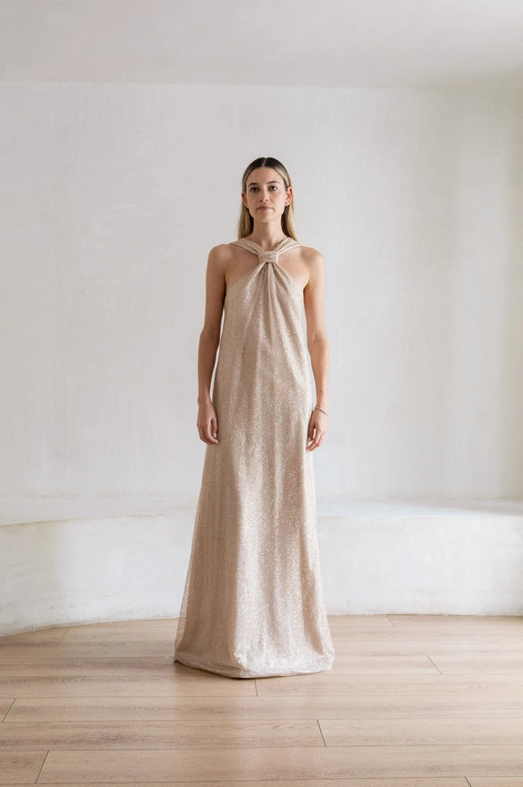 Haze Halter Maxi Dress-Dress-Ashley Stambouli-XS-Urbanheer