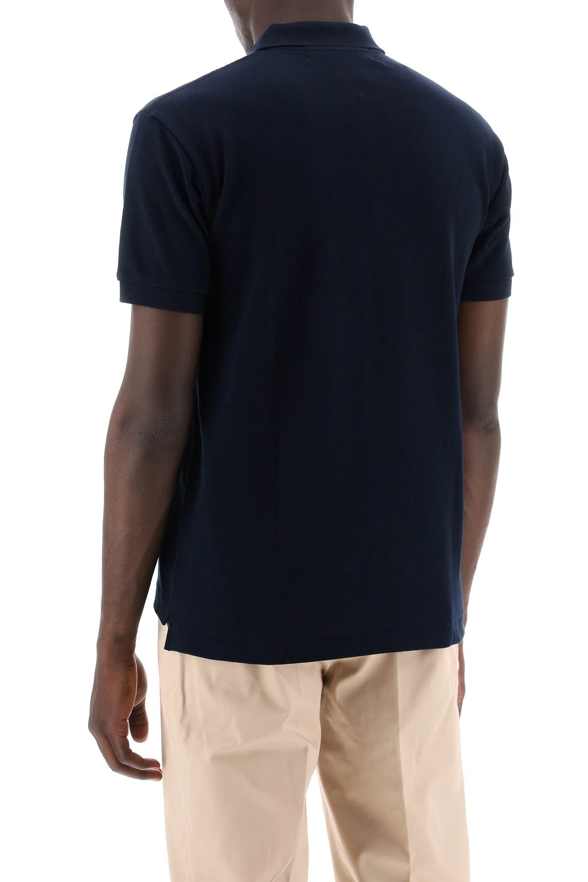 Heart Polo Shirt-men > clothing > t-shirts and sweatshirts > polo shirts-Comme Des Garcons Play-l-Bianco-Urbanheer