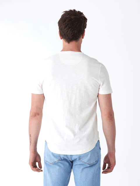 Heath Slub Jersey Short Sleeve Henley