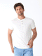 Heath Slub Jersey Short Sleeve Henley