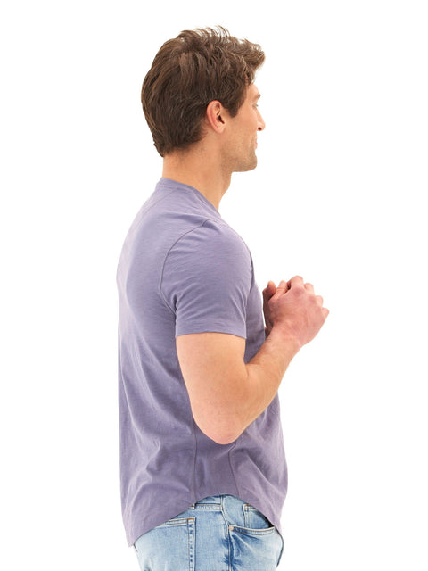 Heath Slub Jersey Short Sleeve Henley