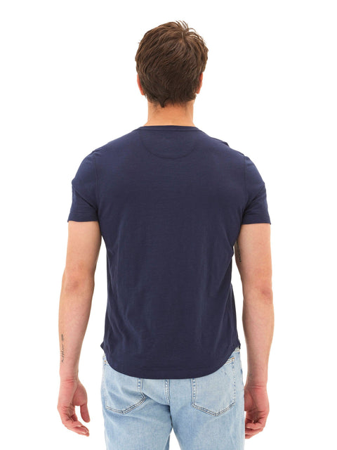 Heath Slub Jersey Short Sleeve Henley