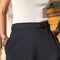 [Heather] High-Waisted Flared Midi Skirt with Belt Navy Blue-Skirt-Attentif Paris-S-Navy Blue-Urbanheer