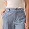[Heather] Wide-Leg Tailored Trousers